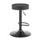 Armen Living Dax Backless Dark Gray Faux Leather Adjustable Height Bar Stool LCDXBABLGR - alternate 6